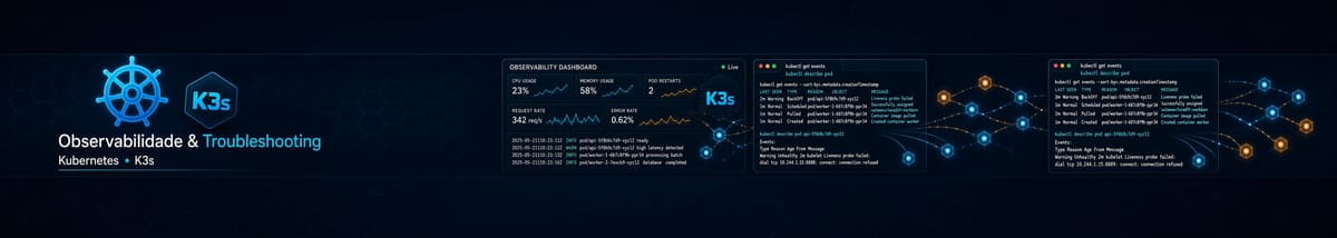 Domine a Observabilidade e Troubleshooting em Kubernetes e K3s: Guia Prático e Completo para o Dia a Dia