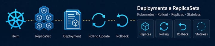 Deployments e ReplicaSets no Kubernetes – Controle e Atualização Eficiente de Aplicações Stateless