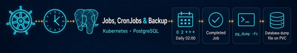 Agendamento de Tarefas no Kubernetes: Jobs, CronJobs e Backup Automatizado de PostgreSQL